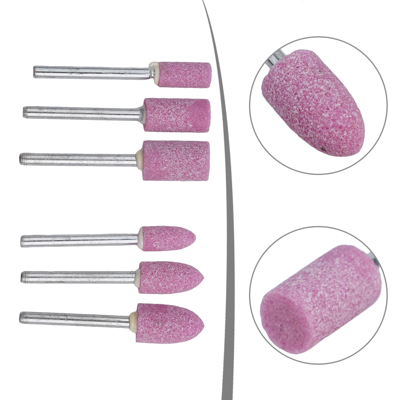Brocas para arte de uñas, herramienta rotativa eléctrica de dureza, cabezal de pulido de vástago Mm, eficiente y efectivo