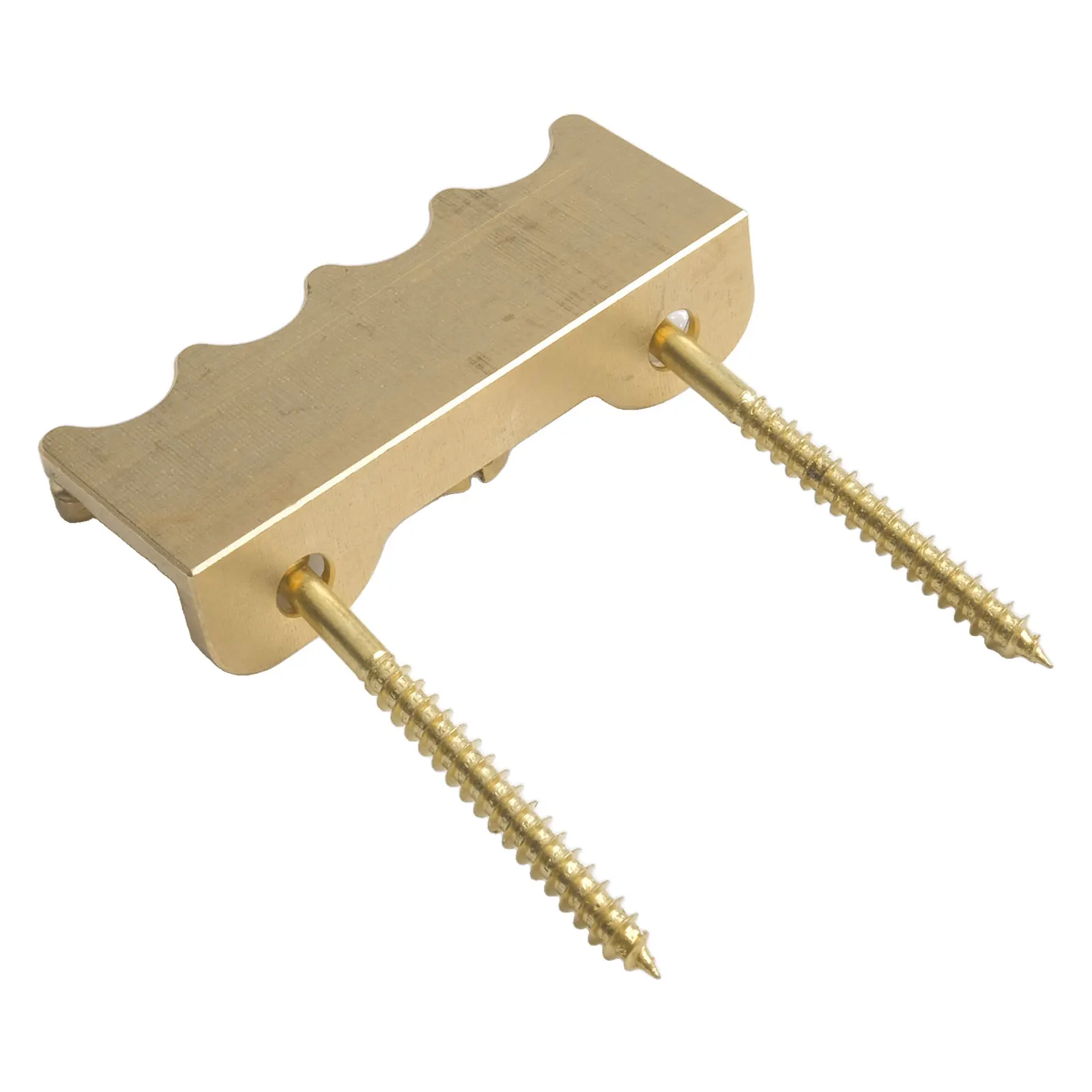 Full Solid Brass Electric Guitar Tremolo Spring Claw with Matching Brass Screws for Enhanced and Tuning Stability
