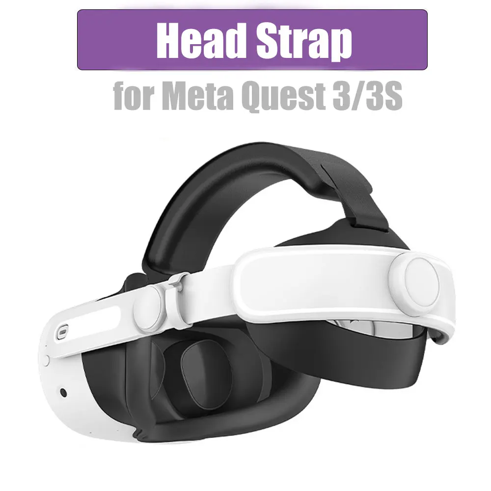 Sangle Elite remplaçable pour casque VR Meta Quest 3S – Améliore le confort – Sangle de tête réglable pour accessoires Meta Quest 3 – Casque