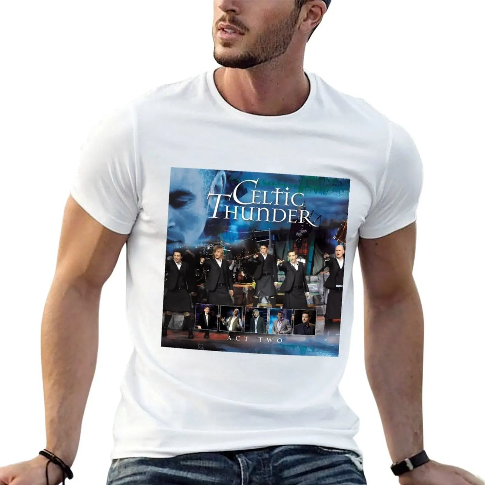 Act Two by Celtic Thunder T-Shirt man t shirt cotton high quality cotton t shirts man 100% t shirts cotton 100% T-shirt