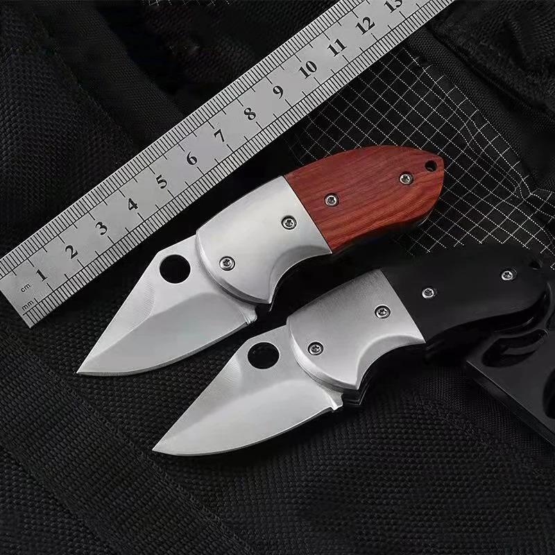 Stainless Steel Mini Knife Folding Househould Portable Pocket Knife Multifunctional Small Knife Fruit Knives Kitchen Tool