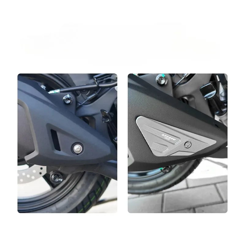 UHR 150 Motorcycle Exhaust Muffler Anti-scorching Decorative Protective Cover for HAOJUE UHR150 CNC Aluminum Tuning Accessories