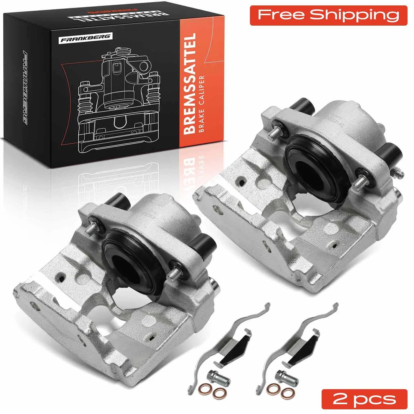 Frankberg 2x Remklauw Vooras Links Rechts voor Opel Signum Vectra C Caravan CC Saab 9-3 1605249 343094 542021 93172168