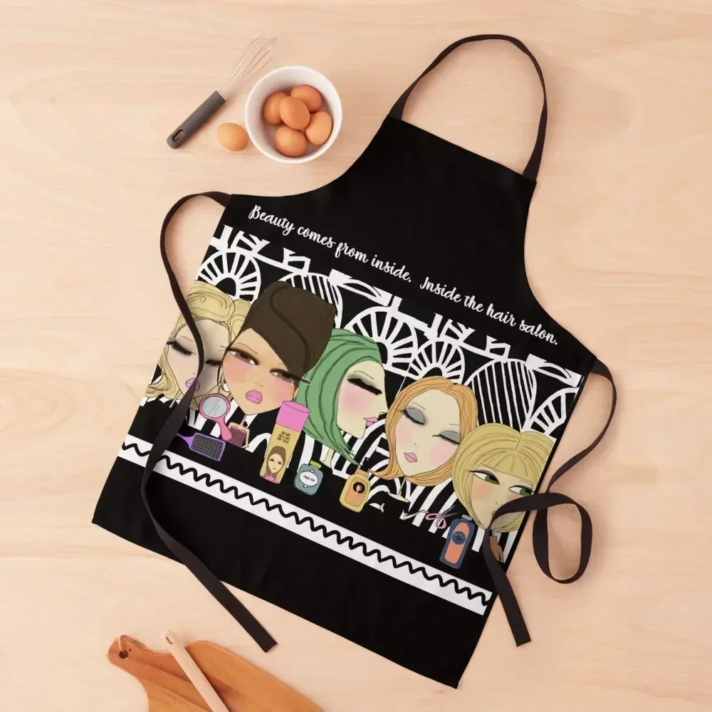 

Hair Salon Art Apron Home Utensils Kitchen For Women Salon Chef Uniform Woman Apron