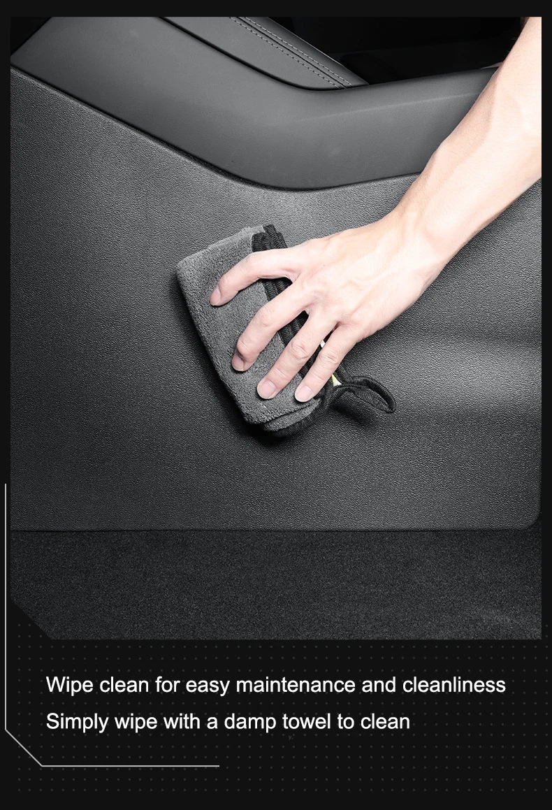 For Tesla Model Y Juniper Center Console Side Anti Kick Mats Model Y 2025 Full Cover Pad Rear Seat Kick Protection Mat TPE Cover