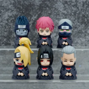 6 Buah / set Naruto Amine Figure Shippuden Action Figure Versi Q Lucu Akatsuki Itachi Nyeri Obito Model Koleksi Boneka Mainan Hadiah 8 angka obito penjualan terbaik - №