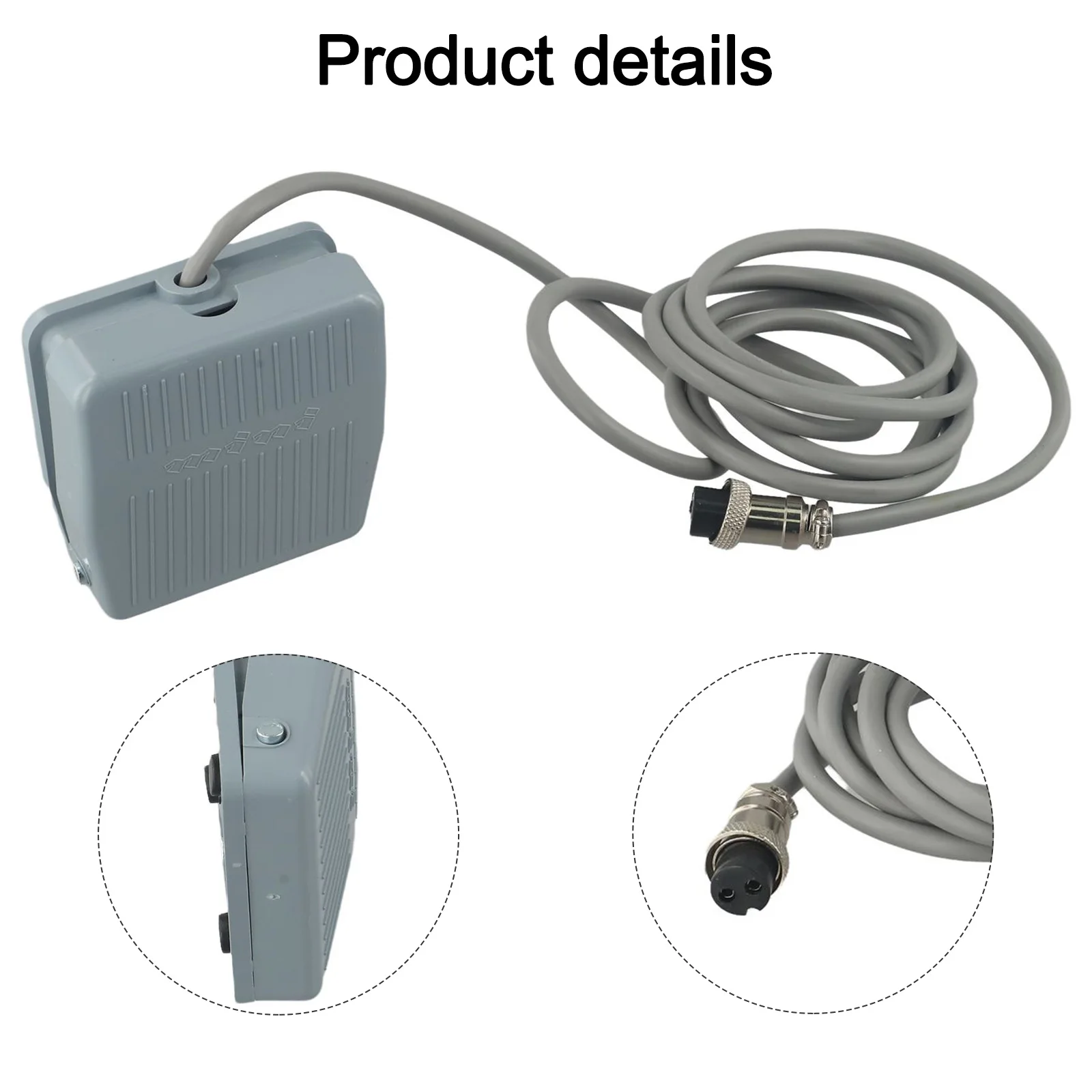 AC250V 10A Rating Demanding Conditions Electric Pedal Control Momentary Foot Switch Compact Design For DIY Projects