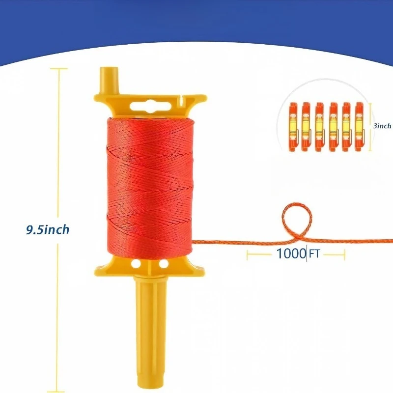 For loading wire reels, woven nylon rope gardening or masonry tools