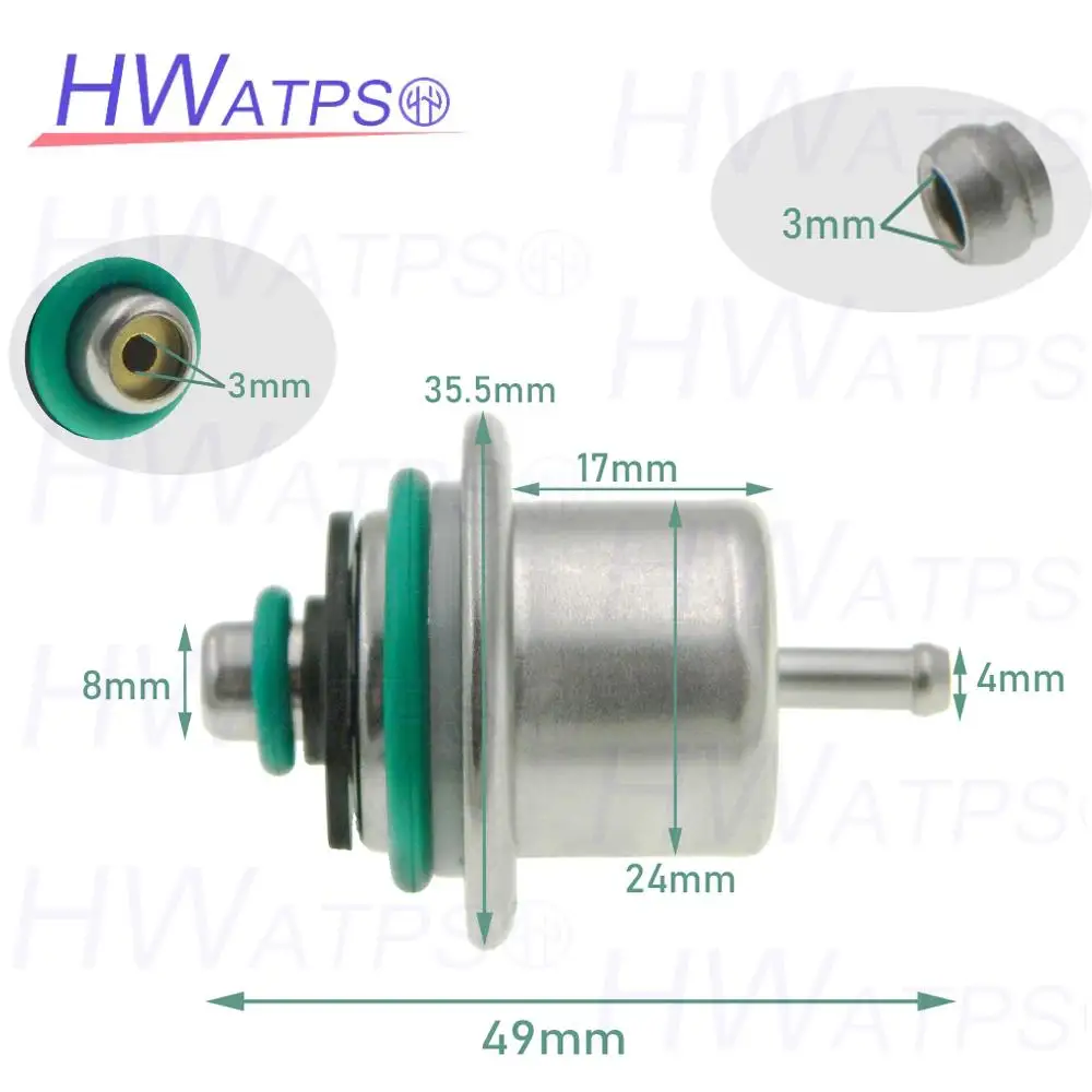 For Chevrolet Silverado Suburban Tahoe Avalanche GMC Sierra Yukon XL Cadillac Escalade Fuel Pressure Regulator 88894360