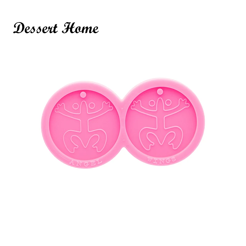 DY0693 Bright Coqui Taino Pr Flag Mold Resin Craft for Earring/Necklace , Indian sun Silicone Molds, DIY Epoxy Jewellery Making