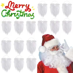 Father Christmas Beard Horoscope Beard Adult Children Beard White Adjustable Curly Fake Beard Christmas Party Decoration Supply