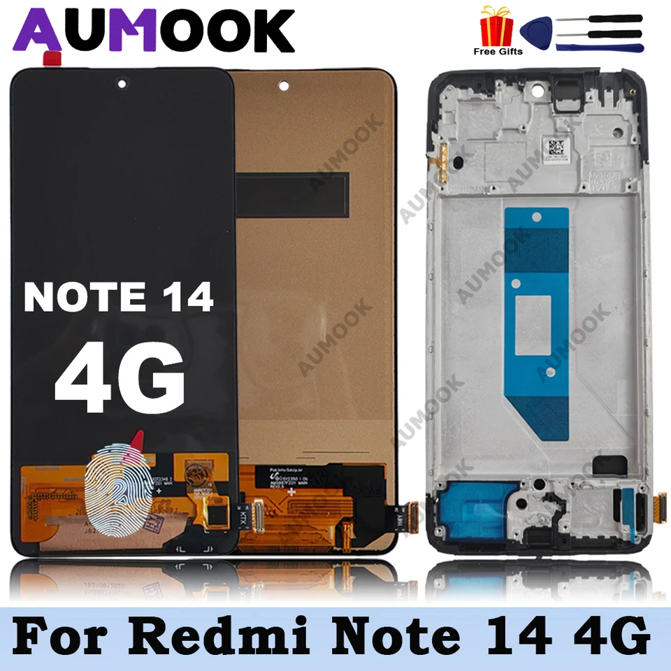 AMOLED for Xiaomi Redmi Note 14 4G 24117RN76G/24117RN76O LCD