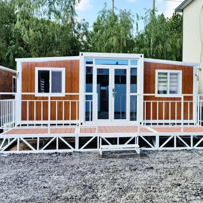 

Prefabricated Folding House Portable Modular Container Home Prefab Folding House Tiny home with Bathroom and Shower for Office