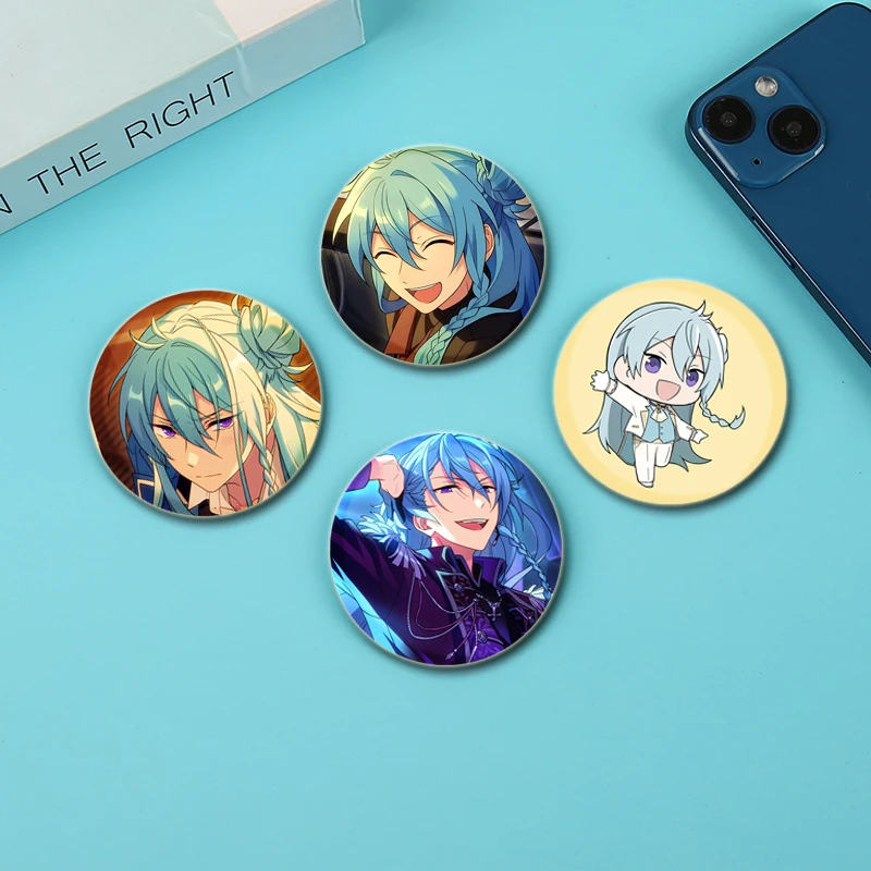 Cartoon Cosplay Game Brooches Wataru Hibiki Badge Handmade Cute Enamel Pins for Clothes Backpack Jewelry Accessories 32/44/58mm