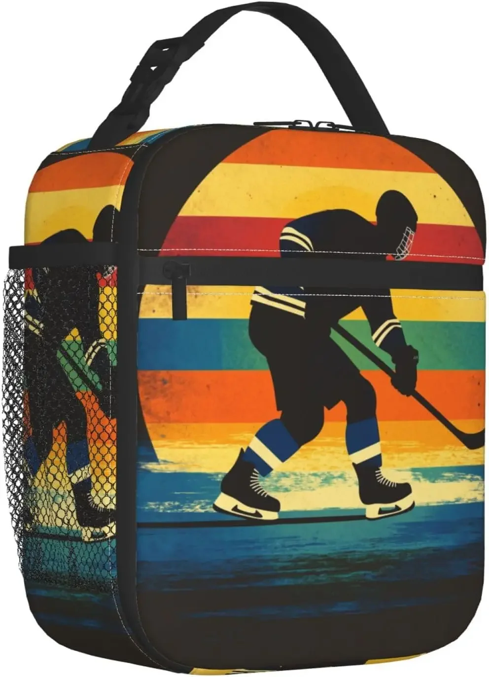 حقيبة غداء معزولة للهوكي للنساء والرجال حقيبة غداء للهوكي للعمل أو النزهة أو السفر أو المشي لمسافات طويلة أو الشاطئ أو الصيد