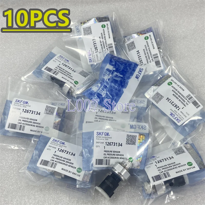 

10PCS Oil Pressure Sensor new 12673134 1S10874 12621234 For Chevrolet Impala Silverado Suburban Tahoe Trailblazer Buick GMC