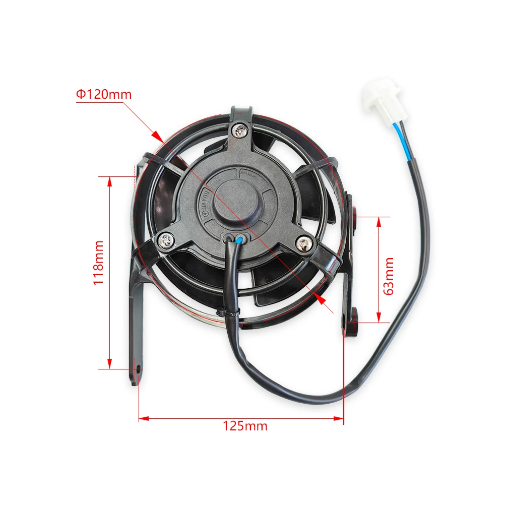 OTOM Motorcycle Cooling Radiator Fan For KTM HUSQVARNA TE FE EXC EXCF XCW 125 150 250 300 350 450 500 2017-2023 Oil Cooler