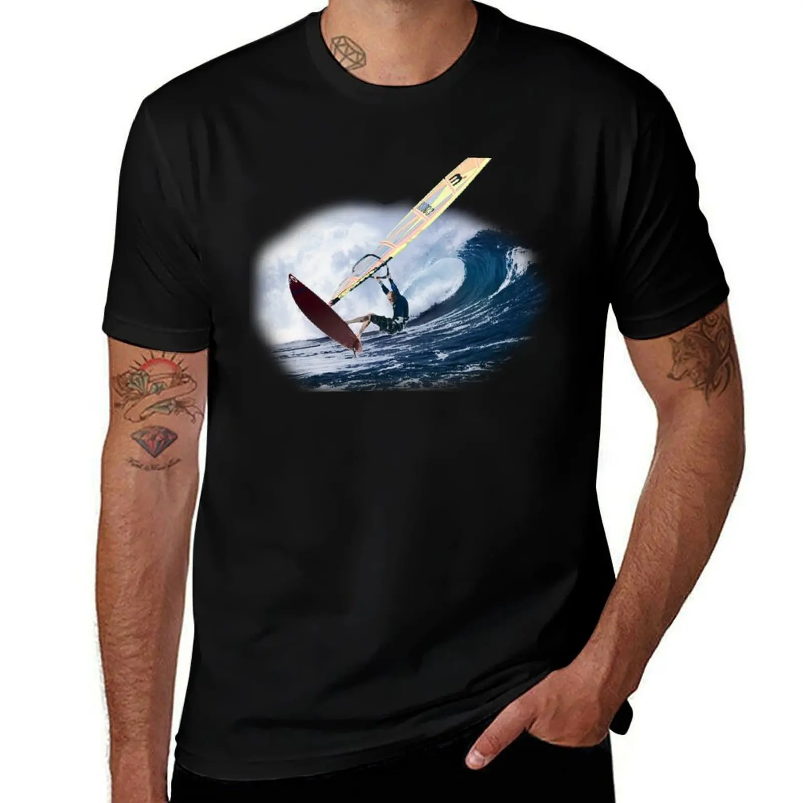 Windsurf T-Shirt Soft Stretch Short Sleeve Top T-Shirt