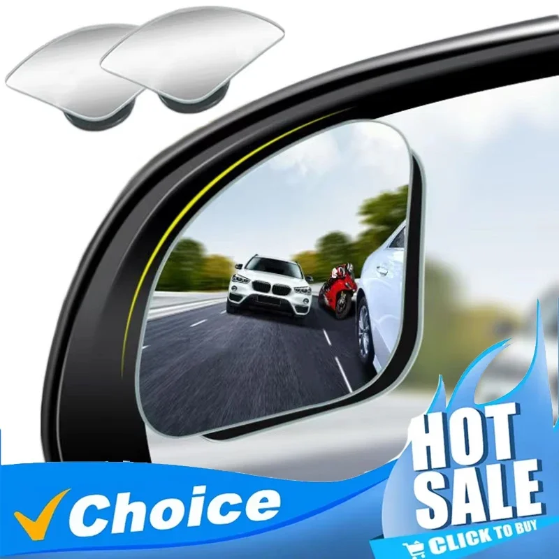 

2 шт. автомобильные безрамные зеркала для слепых зон, регулируемое на 360 градусов широкий угол, выпуклое зеркало, автомобильное вспомогательное парковочное зеркало заднего вида