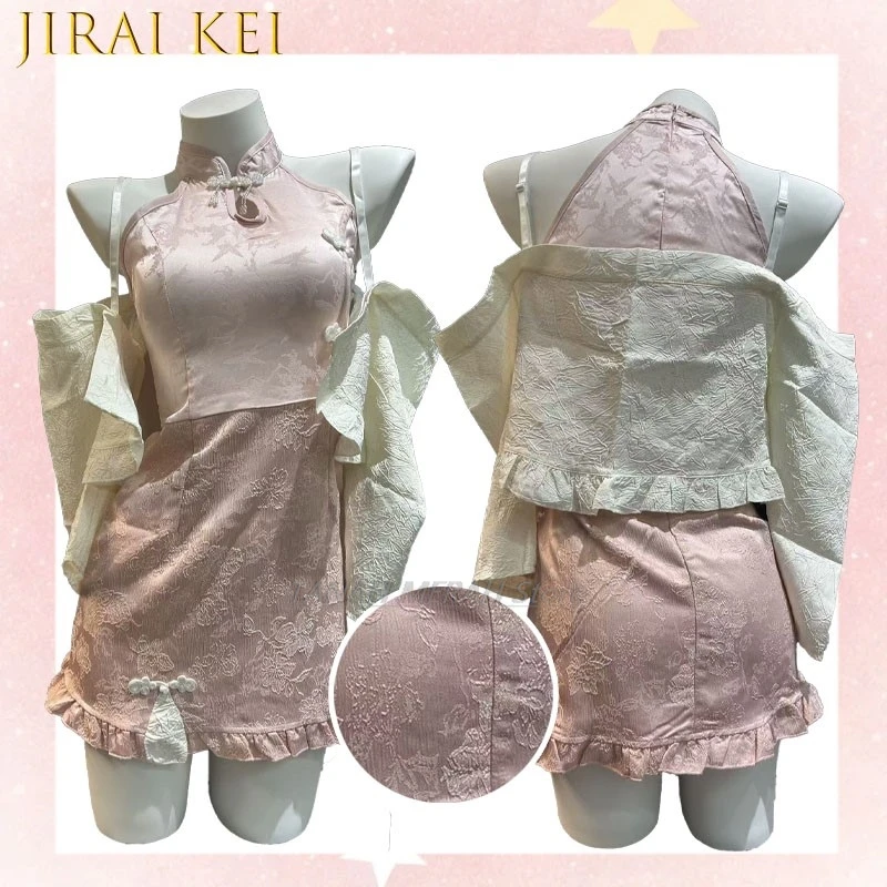 disfraz New Chinese Sle Sexy National Trend Qipao Dr Waist Cinching Skirt Skinny fille コスプレ view 4