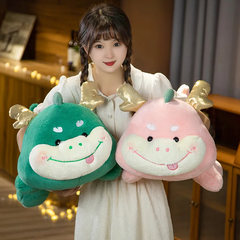 

Adorable Lying Naughty Dragon Plushies Doll Cute Stuffed Animal Cartoon Dinosaur Plush Throw Pillow Cushion Baby Accompany Toys