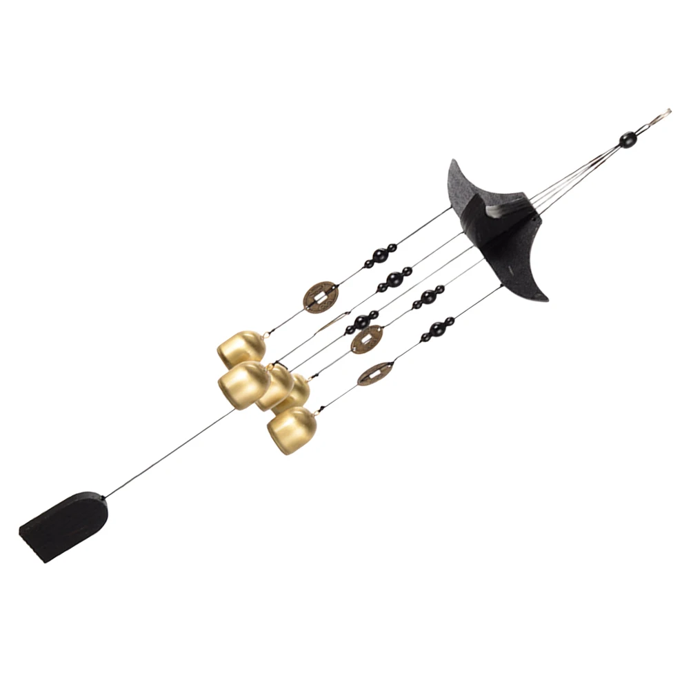 

Brass Wind Chimes Feng Shui Wind Bell Hanging Bell Chimes Home Indoor Outdoor Decoration Garden Yard Coins Pendant