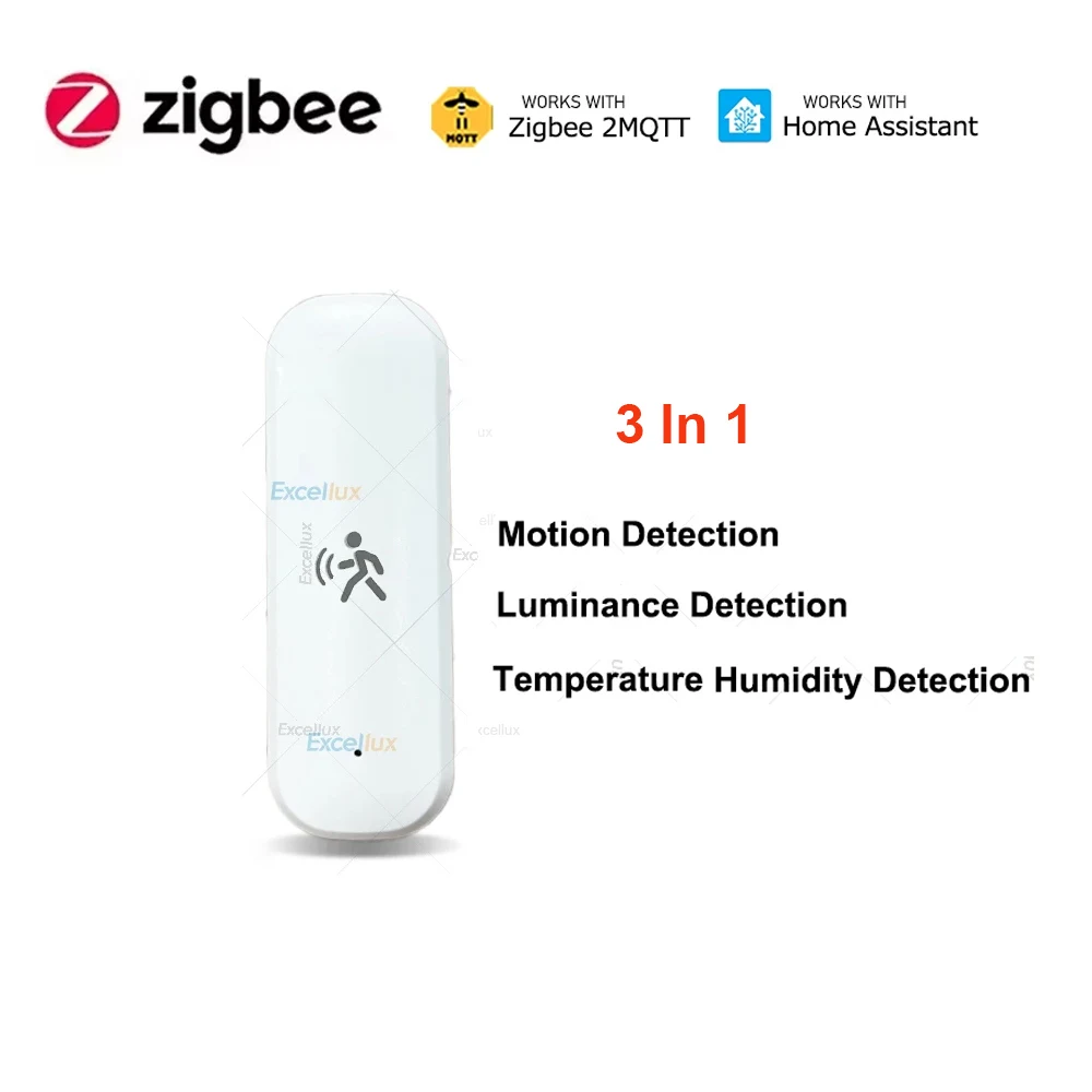 Smart ZigBee Bewegungssensor Radar Mmwave Temperatur- und Feuchtigkeitssensor Sicherheit Einbrecher funktioniert mit Home Assistant Zigbee2mqtt