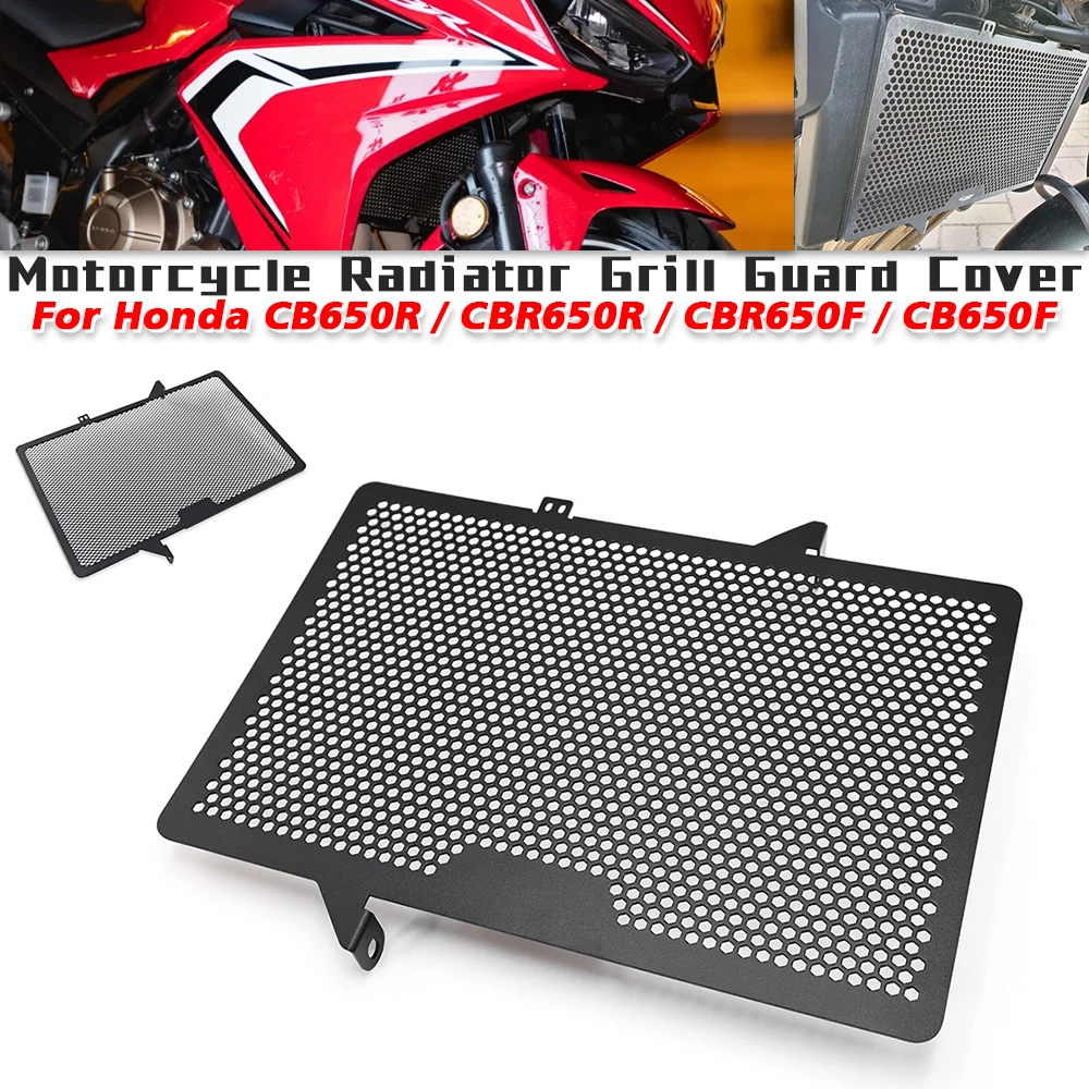 

For Honda CB650R CBR650R CBR650F CB650F Motorcycle Radiator Grill Guard Cover Radiator Grill Protector Fit on CBR650R CB650R / F