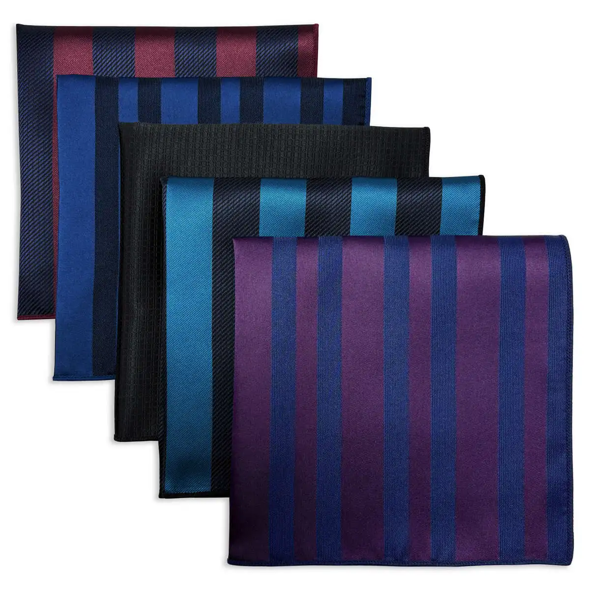 جديد 5 قطع رجل الجيب المربعات الأزياء هدية مناديل مجموعة اكسسوارات الأعمال المنديل الكلاسيكية