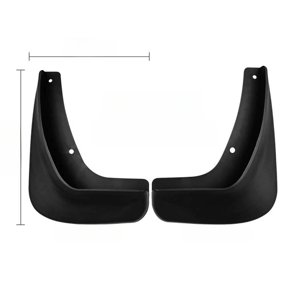 Four Piece Mud Flap Set for Ford For Mondeo 2007 2008 2009 2010 2011 2012 Designed for Fender Corner Mounting and Coverage