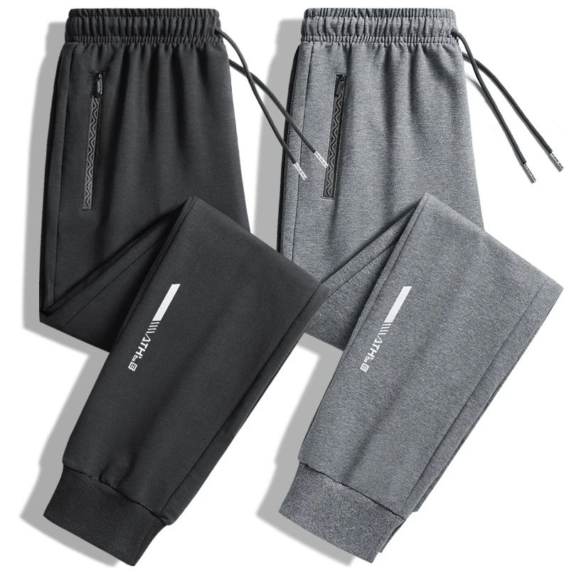 

Men Running Pants Joggers Sweatpant Spring Autumn Jogging Sport Trousers Loose Homewear Fitness Straight Breathable