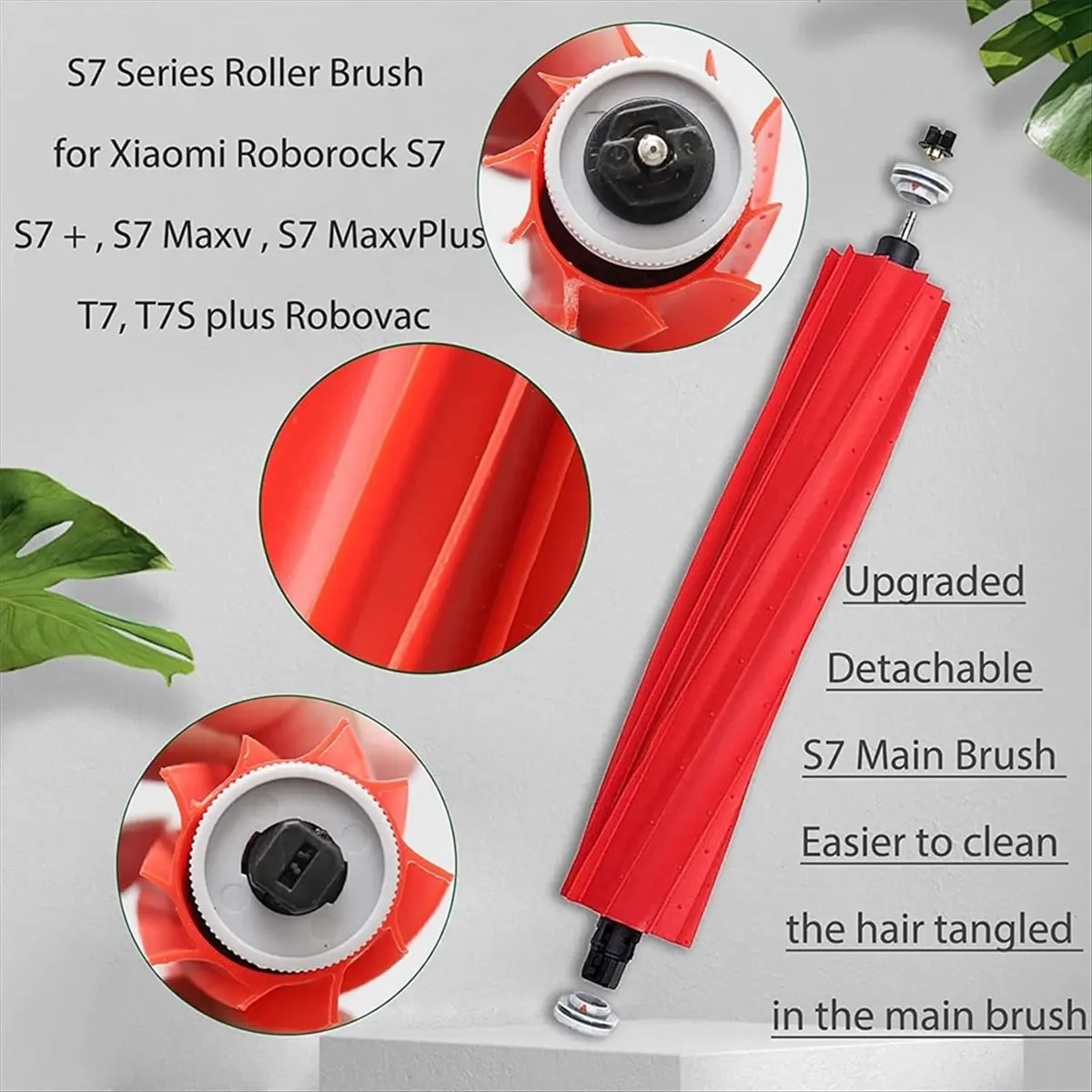 BRILLIANT For S7 S7+ S7 MaxV / S7 MaxV Plus T7S T7 Plus T7S Plus Vacuum Cleaner Parts Main Side Brush Filter Mop Cloth