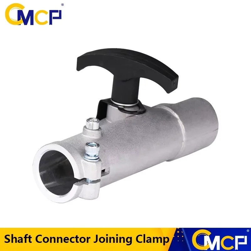 CMCP Shaft Connector Joining Clamp 26/28mm 9 Spline Shaft Connector Joining Clamp for Trimmer Brush Cutter Garden Tool Part