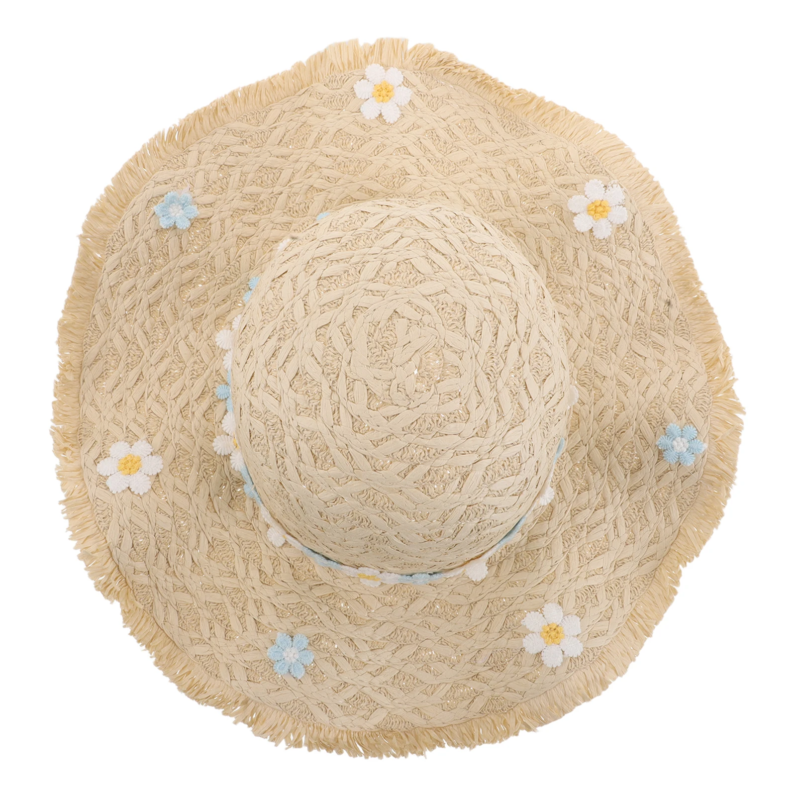 

Parasol Braided Straw Hat Beach Sun Hats for Women Large Brim Ladies' Bucket Beige Vacation