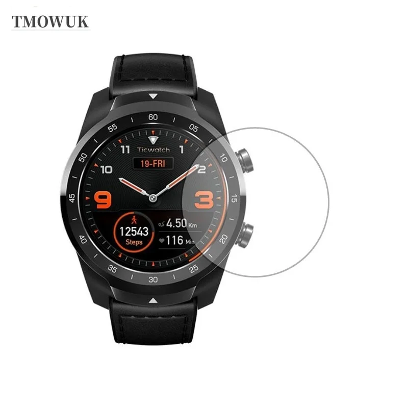 

For TicWatch Pro 5 Enduro TicWatch Pro5 Tempered Glass Screen Protector Watch Film HD Clear 9H Anti-Scratch Accessories