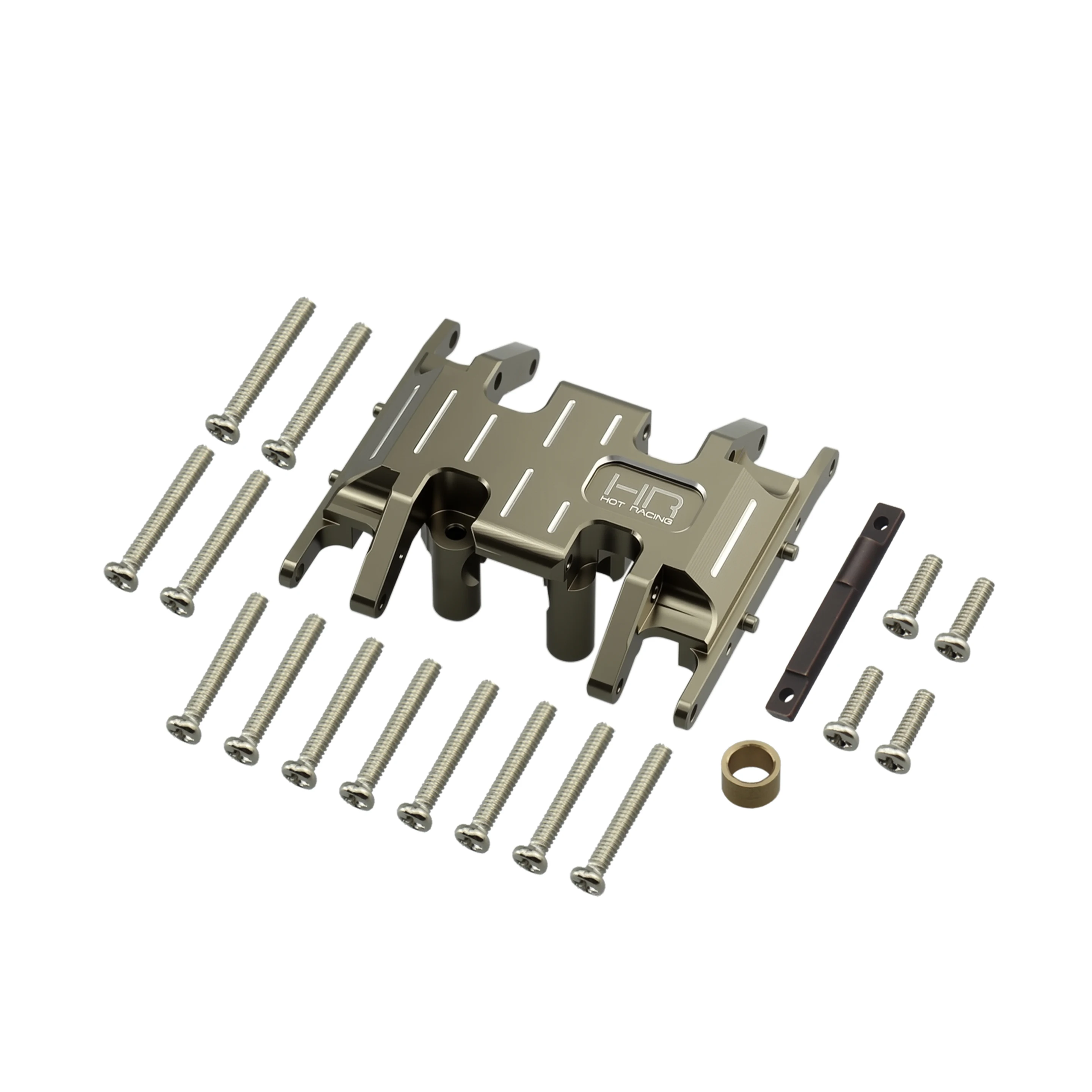 Hot Racing SXTF14GLC LCG Graphite Chassis Kit for Axial SCX24 1/24 Crawler Fits SCX30