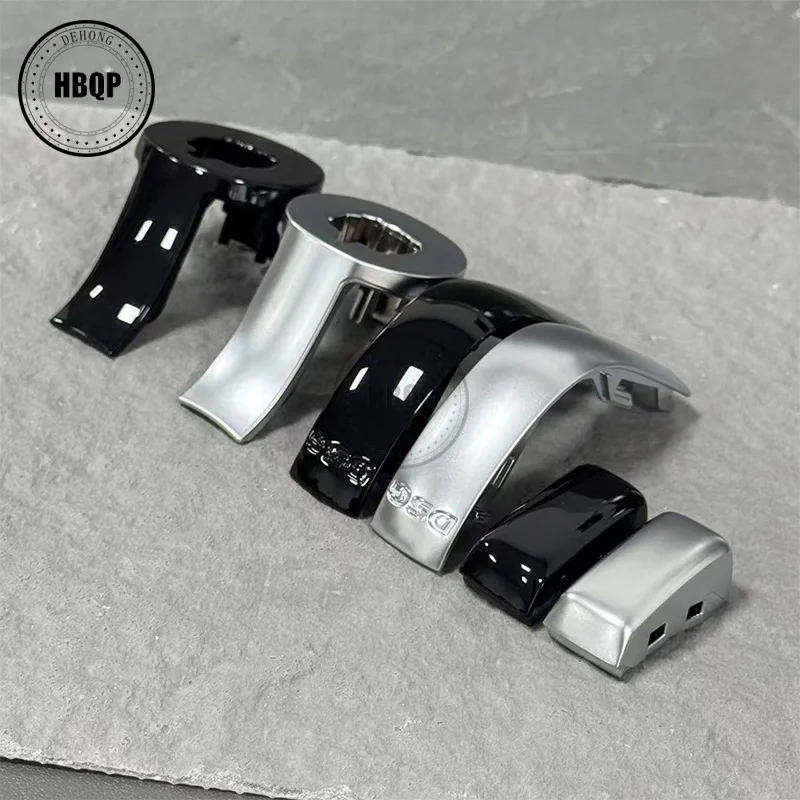 Botón de palanca de cambios de coche negro plateado para VW Golf 6 7 R GTI Passat B7 B8 CC R20 Jetta MK6 GLI