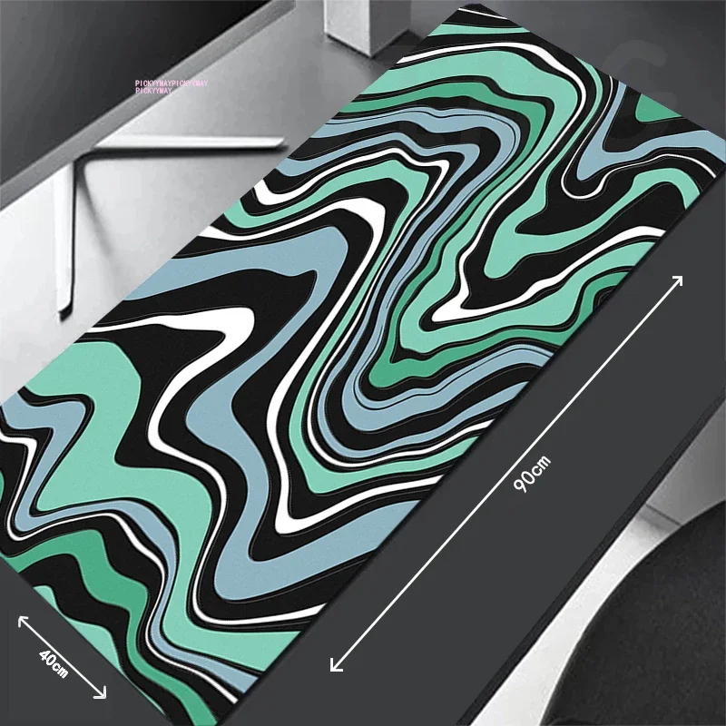 Strata Liquid Grande Mousepad Gamer Tappetini per mouse Tappetino per tastiera Tappeto da scrivania Bordo di bloccaggio Tappetini per scrivania HD per PC Tappetino per mouse aziendale per regalo