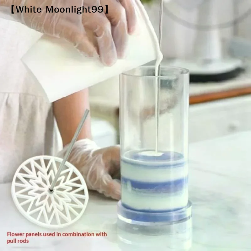 

Набор из 9 акриловых круглых форм для мыла ручной работы, инструменты для формования, вращающийся стержень для DIY, принадлежности для холодного мыловарения