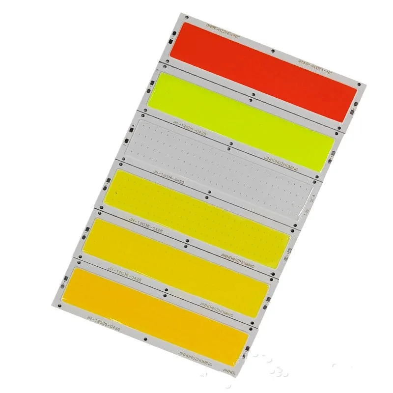 

DC12V 20W 120x36mm COB Светодиодный панельный светильник Теплый Холодный Белый Красный Зеленый Синий Высокая яркость Светодиодный чип Источник света для грузовика Лампа DIY