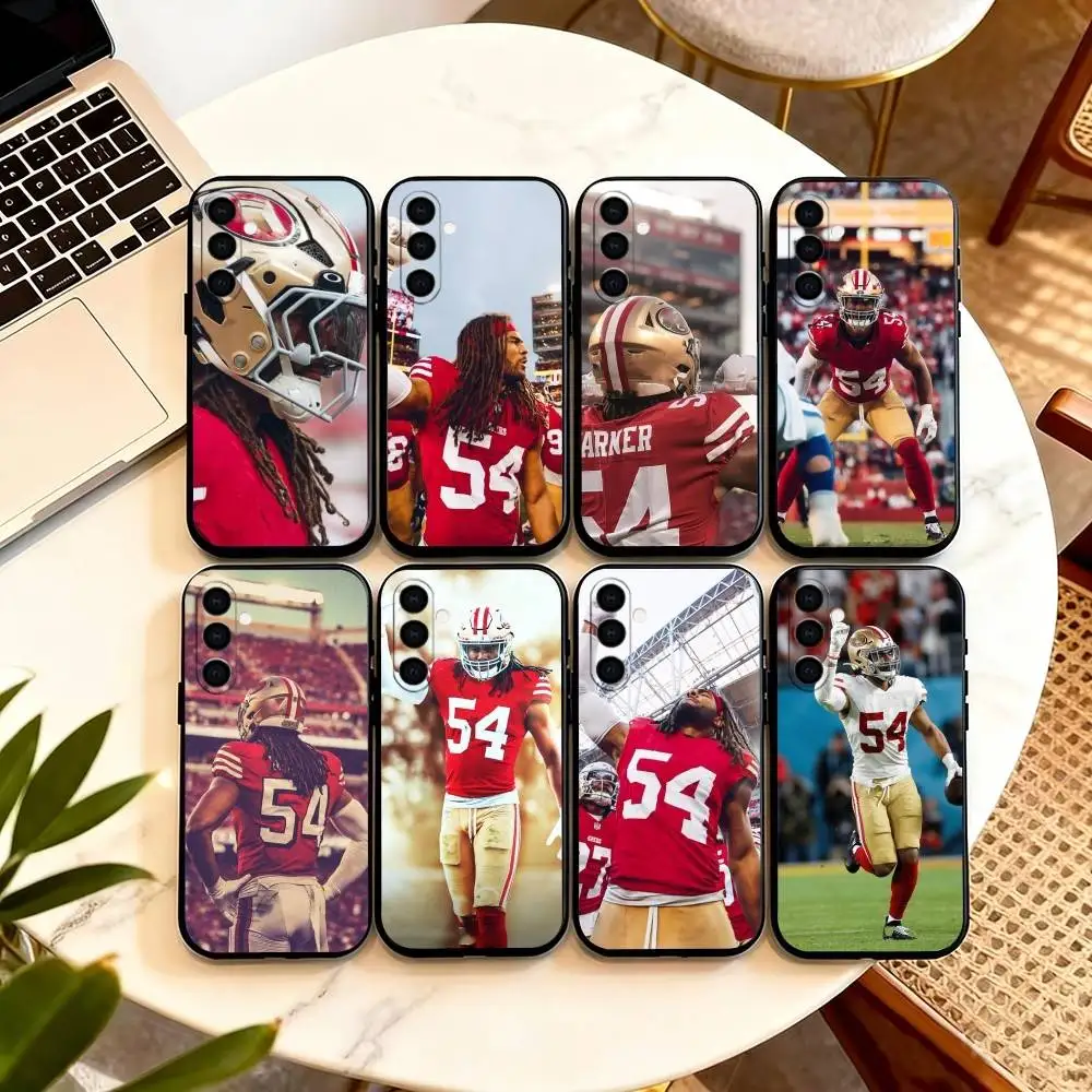 Fred Warner  Phone Case For Samsung Galaxy A73,A72,A71,A70,A53,A52,A51,Soft Silicone Black Cover