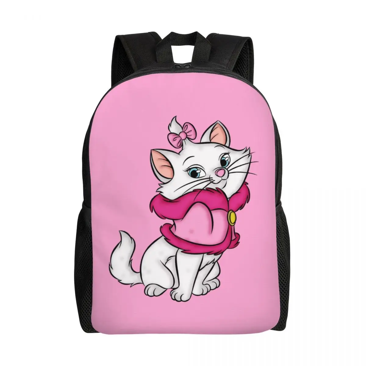 

Индивидуальный рюкзак с изображением кошки Мэри, повседневная сумка для книг для мужчин и женщин, школьные и студенческие сумки