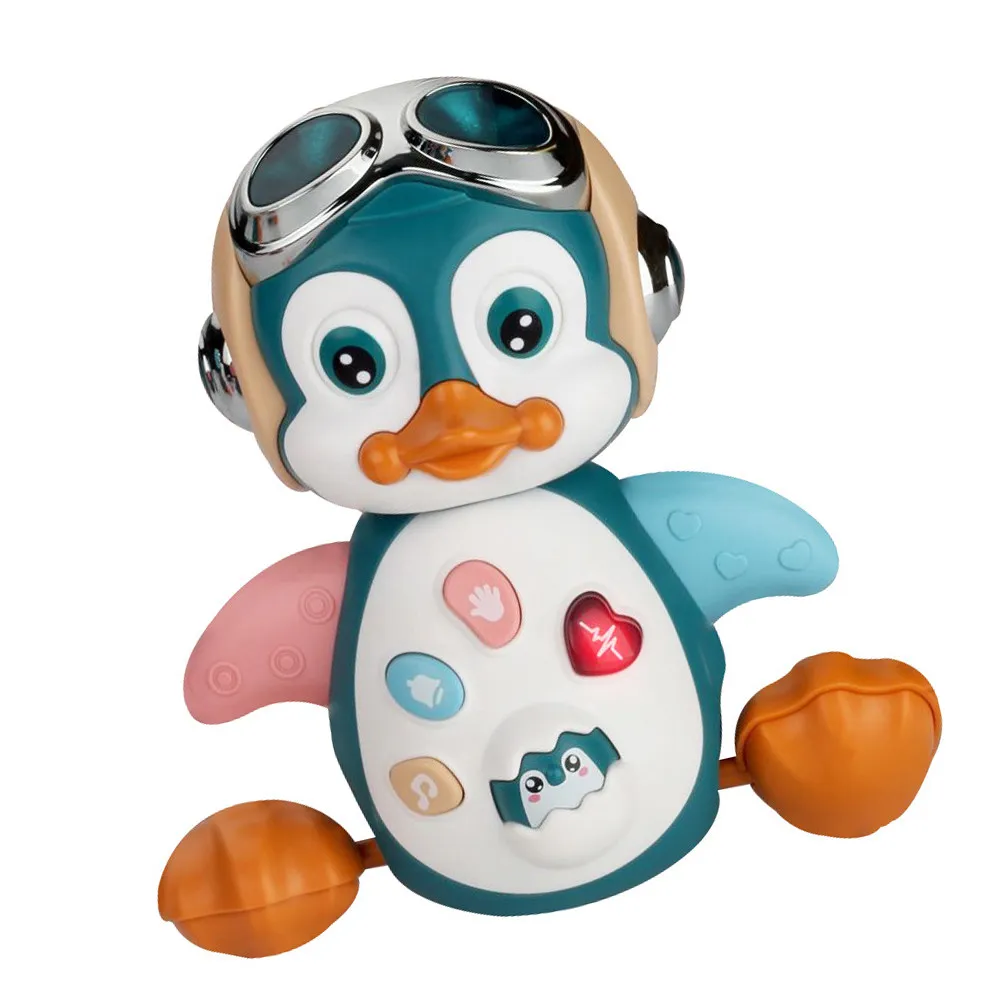 

1Pcs Dancing Lamplight Music Early Education Child Plaything Cartoon Funny Walking Animal Interactive Gift