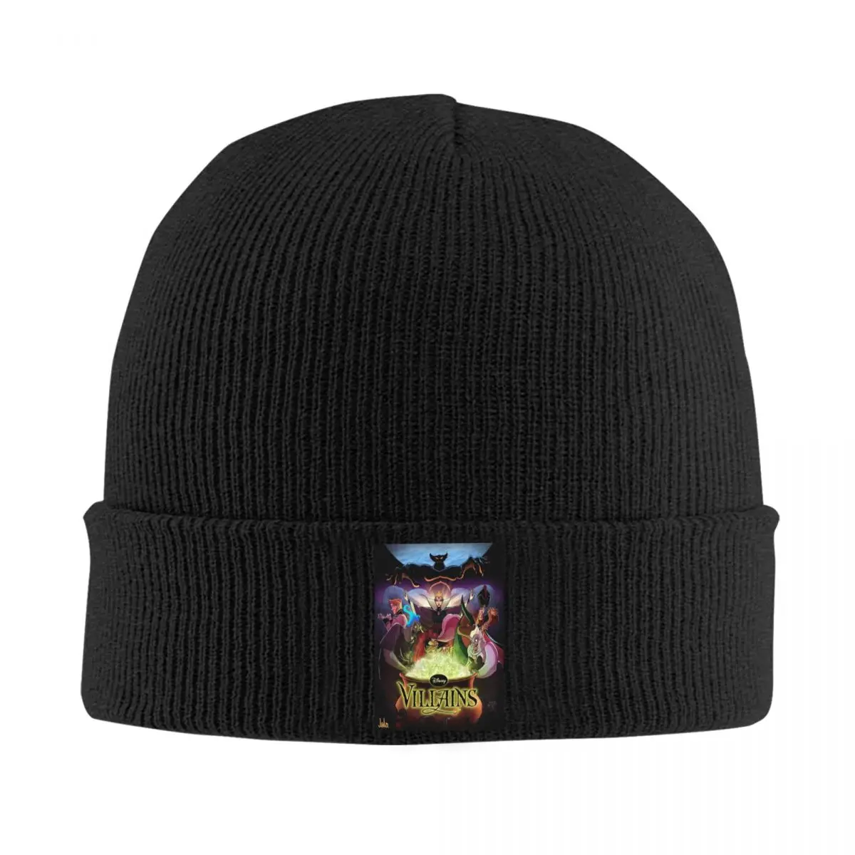 Disney Villains Challenge Warm Knitted Cap Fashion Bonnet Hat Autumn Winter Outdoor Beanies Hats for Men Women Adult