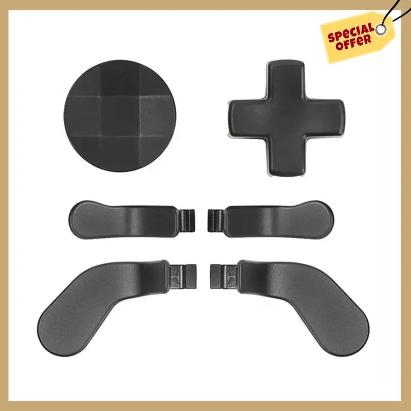 For  One Elite Series 2 6PCS Metal Controller Parts 4 Paddles 2 D-Pad Gaming Replacement Controller Component Set C Durable