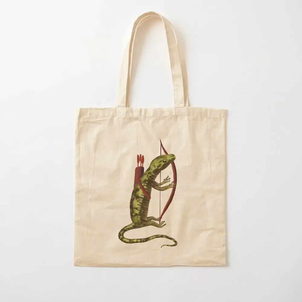 

Green salamander archer Tote Bag bags luxury women large tote bag Women's handbag Canvas bag