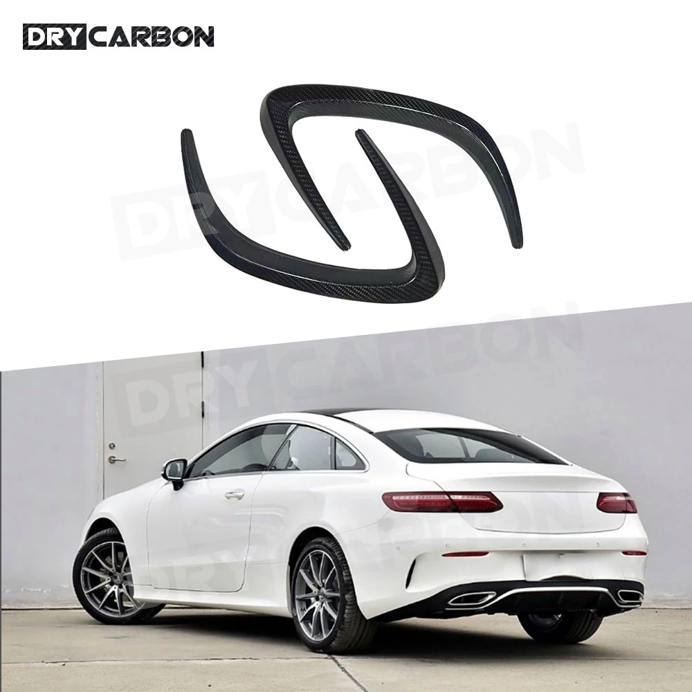 

Задний бампер из сухого углеродного волокна, вентиляционные накладки для Benz E Class C238 Coupe Sport E53 AMG 2021 2022 2023, автомобильный бампер Canards FRP