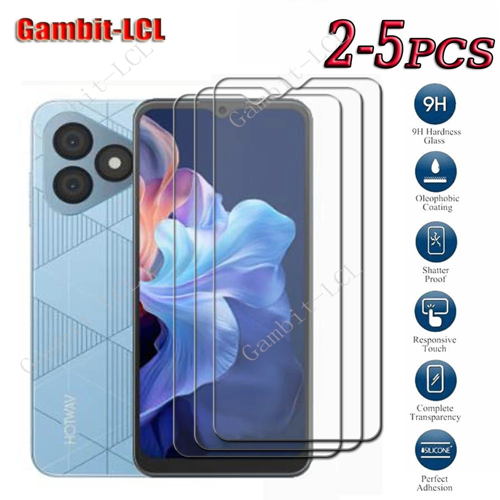 2-5PCS 9H HD Original Tempered Glass For HOTWAV Note 15 Pro 6.6 ON Note15Pro Note15 15Pro Screen Protective Protector Cover Film