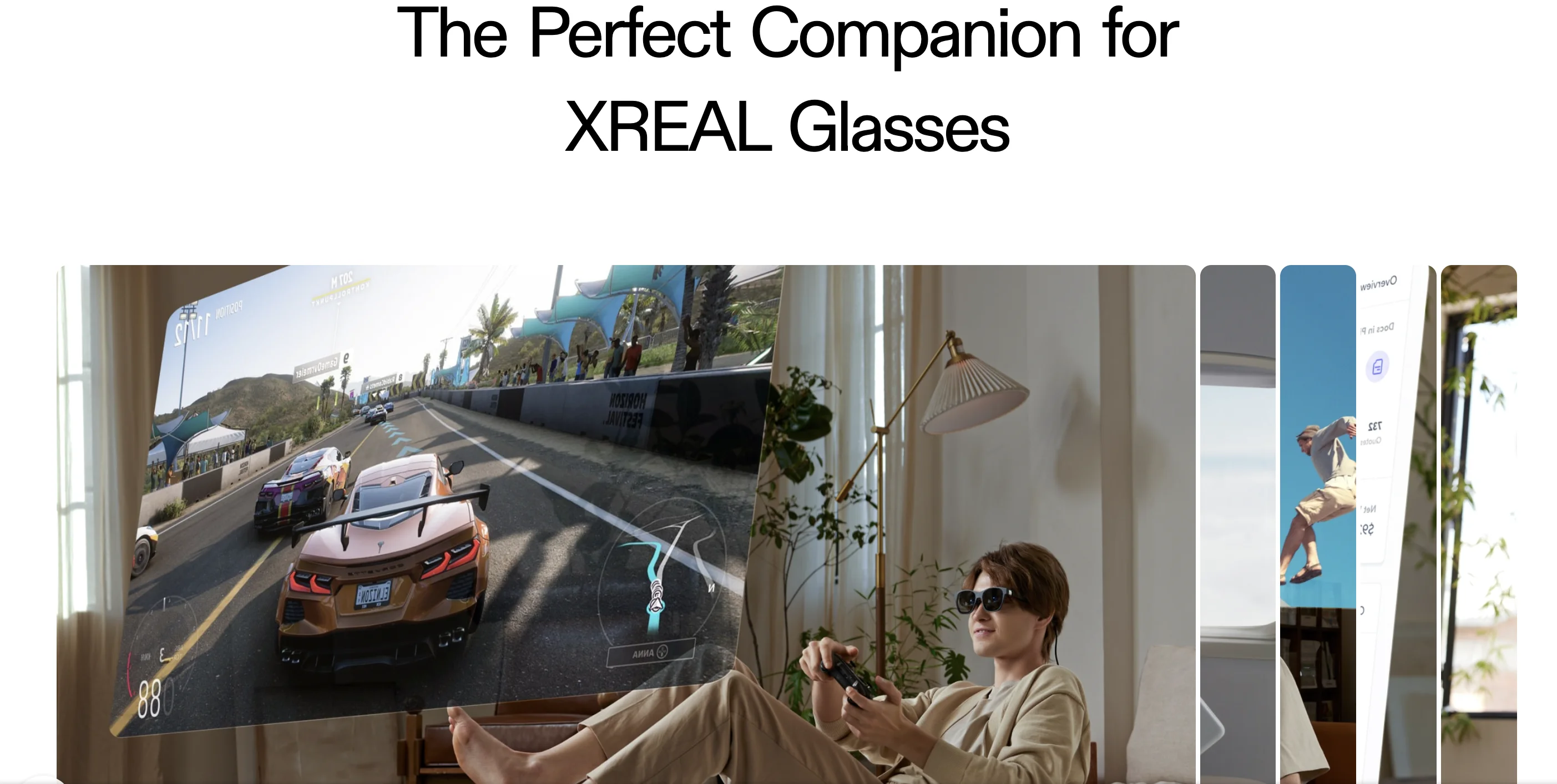 نظارات XREAL Nreal Air 2 pro الأصلية متوفرة في المخزون، نظارات AR الذكية، شاشة Micro-OLED، سينما خاصة، عرض محمول XREAL Beam Pro AR Space