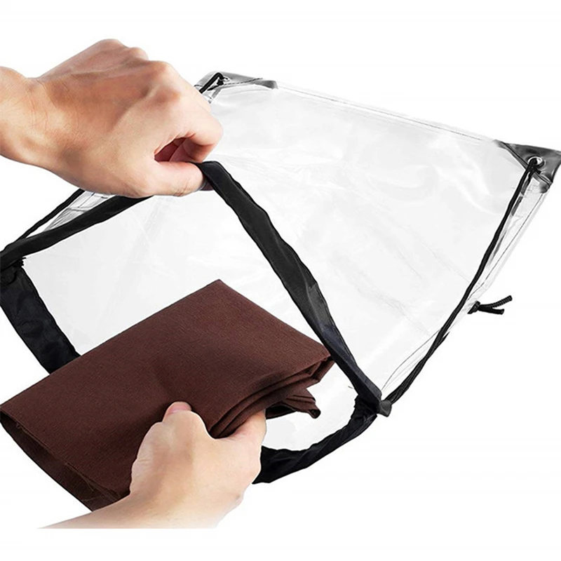 New Transparent Drawstring Backpack Fruit storage Tote Gym Bag Sport Pack Unisex Large Capacity Lightweight Beach Backpack